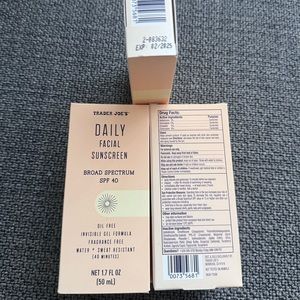 Trader Joe's Daily Facial Sunscreen NEW expiry Feb 2025